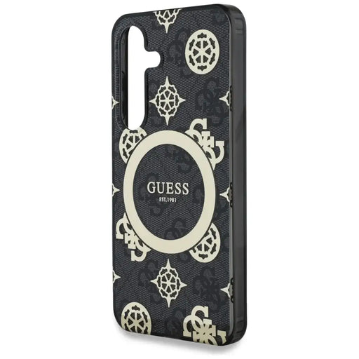 Калъф Guess 4G Background Gold Electroplated Peony Pattern