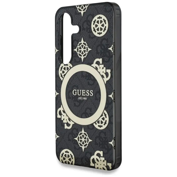 Калъф Guess 4G Background Gold Electroplated Peony Pattern