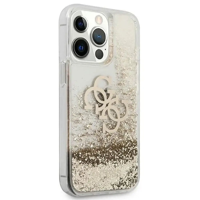 Калъф Guess 4G Big Liquid Glitter за iPhone 13 Pro Max