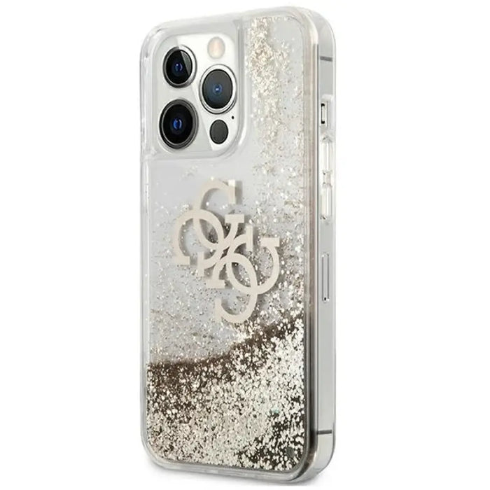 Калъф Guess 4G Big Liquid Glitter за iPhone 13 Pro Max