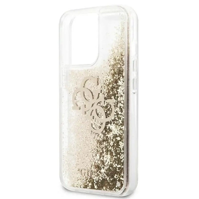 Калъф Guess 4G Big Liquid Glitter за iPhone 13 Pro Max