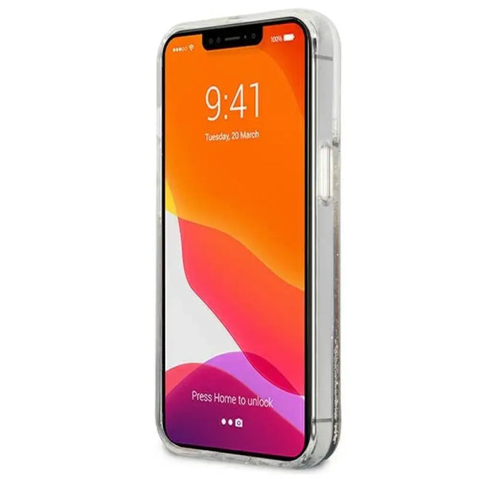 Калъф Guess 4G Big Liquid Glitter за iPhone 13 Pro Max