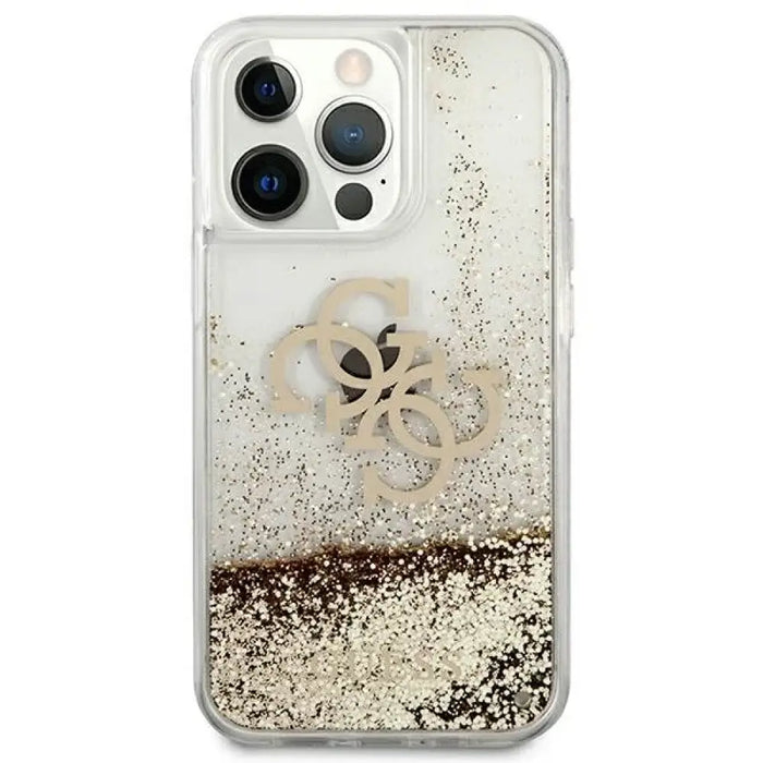 Калъф Guess 4G Big Liquid Glitter за iPhone 13 Pro Max