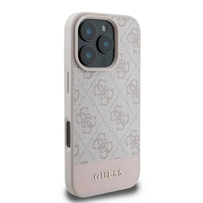 Калъф Guess 4G Bottom Stripe Case за iPhone 16 Pro Max