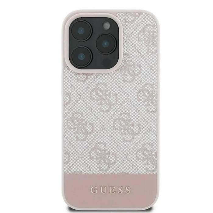 Калъф Guess 4G Bottom Stripe Case за iPhone 16 Pro Max