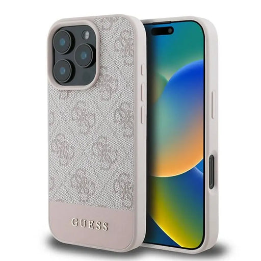 Калъф Guess 4G Bottom Stripe Case за iPhone 16 Pro Max