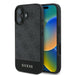 Калъф Guess 4G Bottom Stripe iPhone 16 - сив