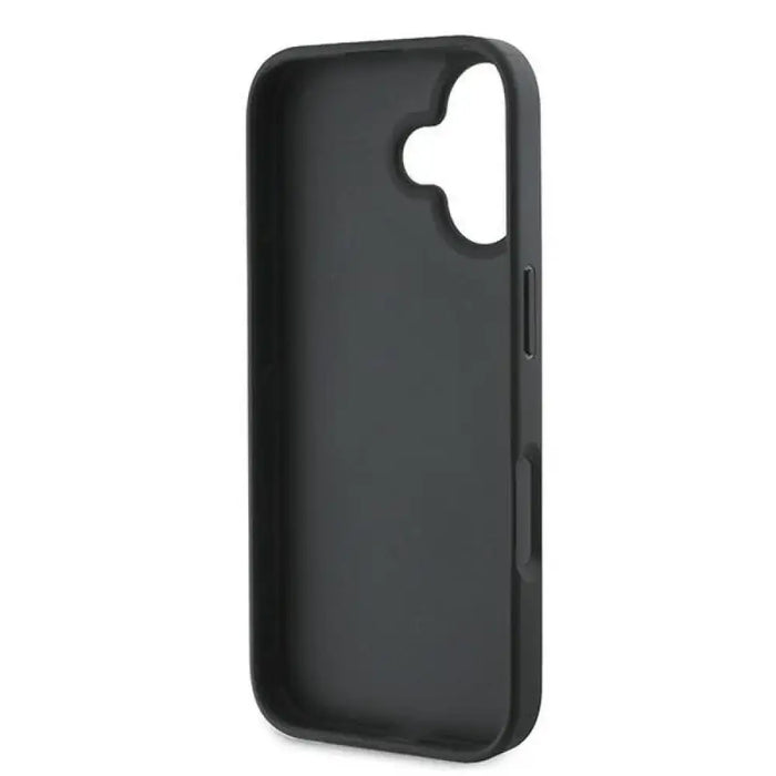 Калъф Guess 4G Bottom Stripe iPhone 16 - сив