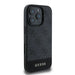 Калъф Guess 4G Bottom Stripe за iPhone 16 Pro - сив