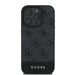 Калъф Guess 4G Bottom Stripe за iPhone 16 Pro - сив
