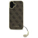 Калъф Guess 4G Charms Collection iPhone 16 Plus - кафяв