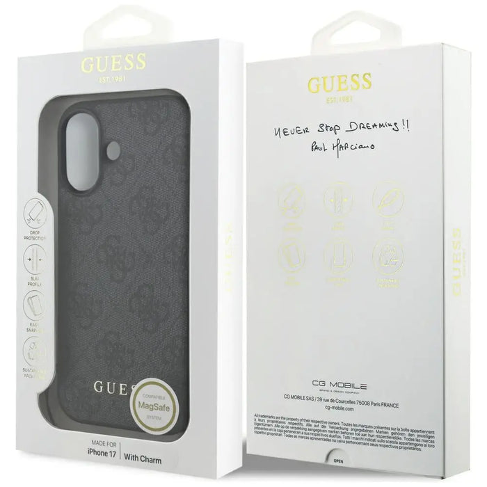 Калъф Guess 4G Charms Collection MagSafe за iPhone 17