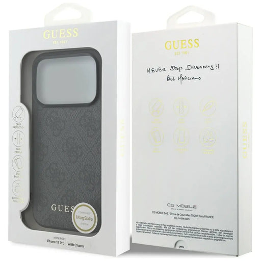 Калъф Guess 4G Charms Collection MagSafe за iPhone 17 Pro