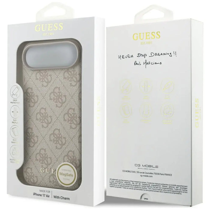 Калъф Guess 4G Charms Collection MagSafe за iPhone Air