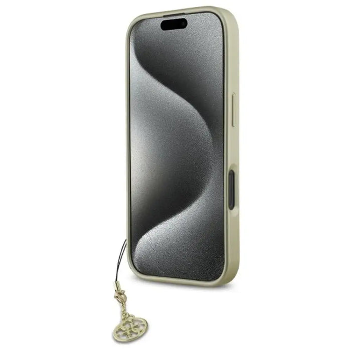 Калъф Guess 4G Charms Collection за iPhone 16 Pro - черен