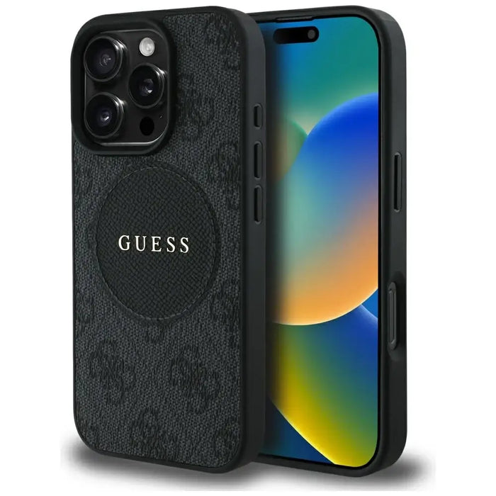 Калъф Guess 4G Circle Classic Logo MagSafe за iPhone 16 Pro