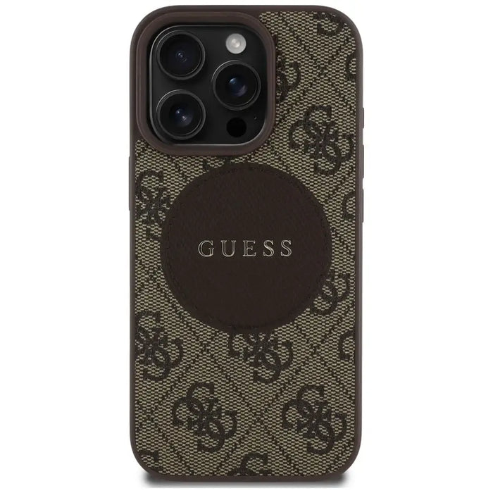Калъф Guess 4G Circle Classic Logo MagSafe за iPhone 16 Pro
