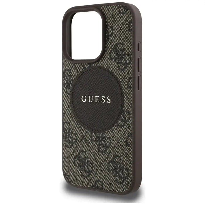 Калъф Guess 4G Circle Classic Logo MagSafe за iPhone 16 Pro
