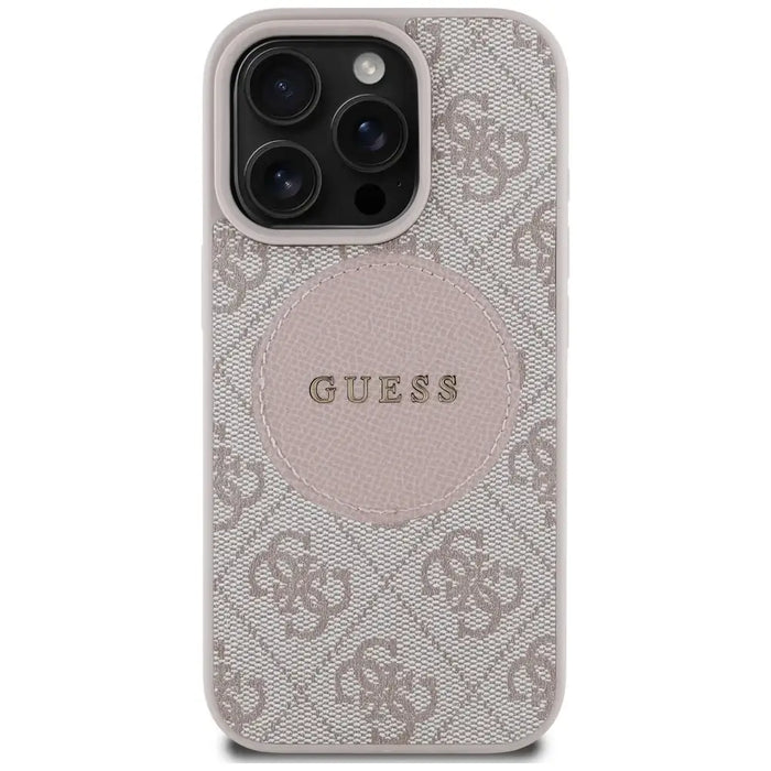 Калъф Guess 4G Circle Classic Logo MagSafe за iPhone 16 Pro