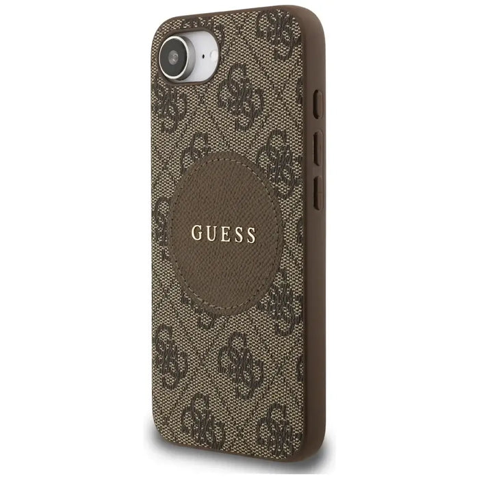 Калъф Guess 4G Circle Classic Logo MagSafe за iPhone 16e