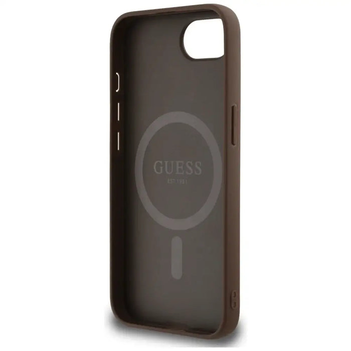Калъф Guess 4G Circle Classic Logo MagSafe за iPhone 16e
