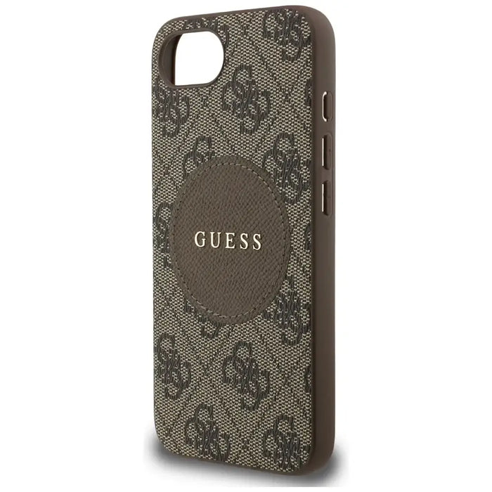 Калъф Guess 4G Circle Classic Logo MagSafe за iPhone 16e