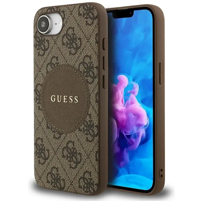 Калъф Guess 4G Circle Classic Logo MagSafe за iPhone 16e