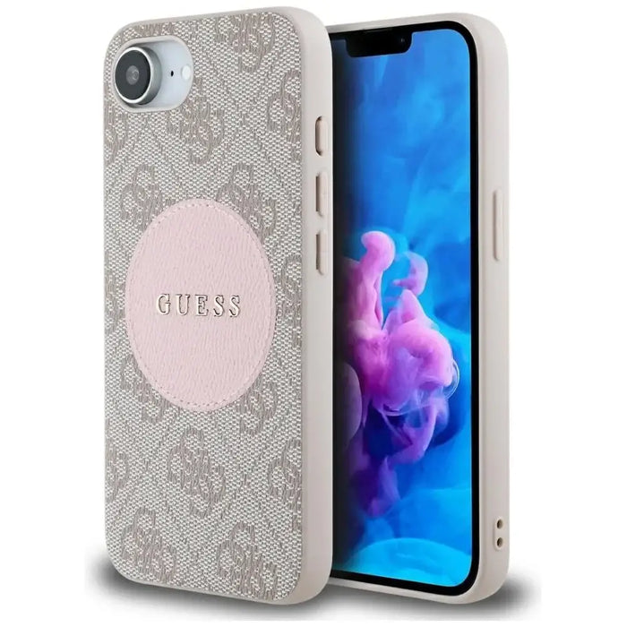 Калъф Guess 4G Circle Classic Logo MagSafe за iPhone 16e