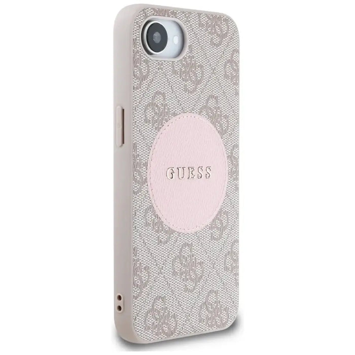 Калъф Guess 4G Circle Classic Logo MagSafe за iPhone 16e