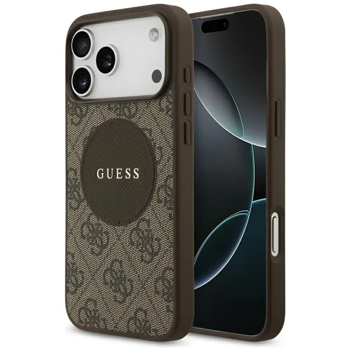 Калъф Guess 4G Circle Classic Logo MagSafe за iPhone 17 Pro
