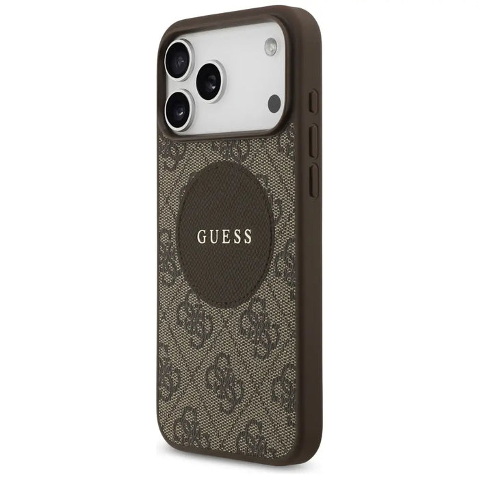 Калъф Guess 4G Circle Classic Logo MagSafe за iPhone 17 Pro