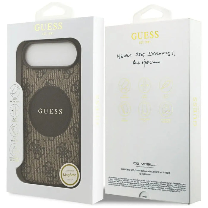 Калъф Guess 4G Circle Classic Logo MagSafe за iPhone Air