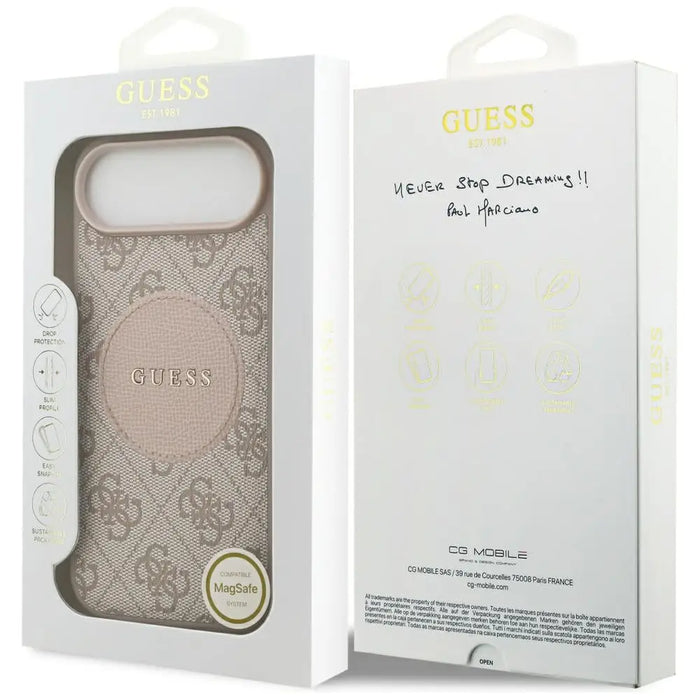 Калъф Guess 4G Circle Classic Logo MagSafe за iPhone Air