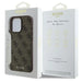 Калъф Guess 4G Classic iPhone 16 Pro Max - кафяв