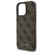 Калъф Guess 4G Classic iPhone 16 Pro Max - кафяв