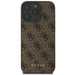 Калъф Guess 4G Classic iPhone 16 Pro Max - кафяв