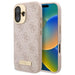 Калъф Guess 4G Logo Plate MagSafe за iPhone 16 Plus - розов