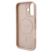 Калъф Guess 4G Logo Plate MagSafe за iPhone 16 Plus - розов