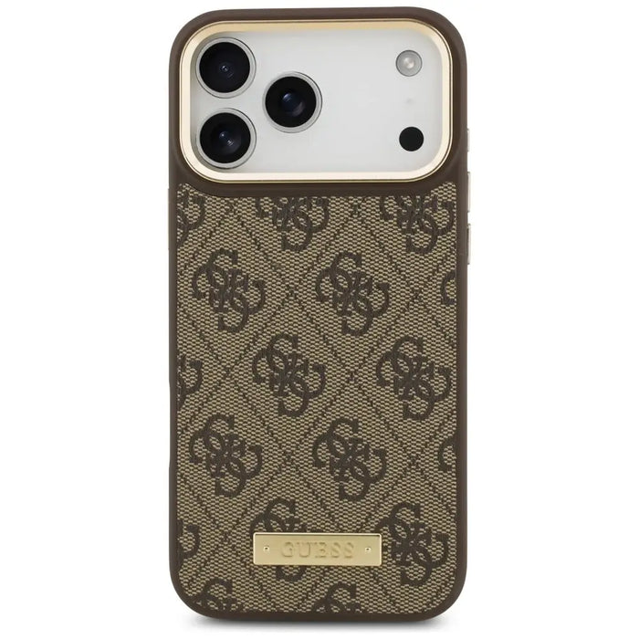 Калъф Guess 4G Logo Plate MagSafe за iPhone 17 Pro Max