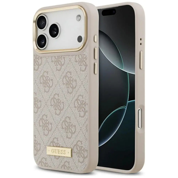 Калъф Guess 4G Logo Plate MagSafe за iPhone 17 Pro Max