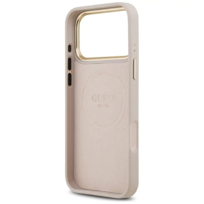 Калъф Guess 4G Logo Plate MagSafe за iPhone 17 Pro Max