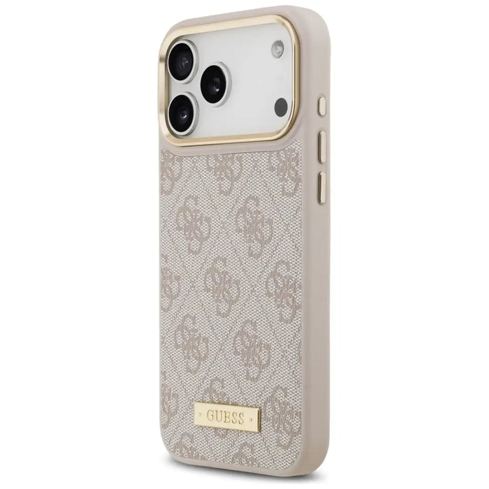 Калъф Guess 4G Logo Plate MagSafe за iPhone 17 Pro Max