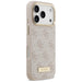 Калъф Guess 4G Logo Plate MagSafe за iPhone 17 Pro - розов