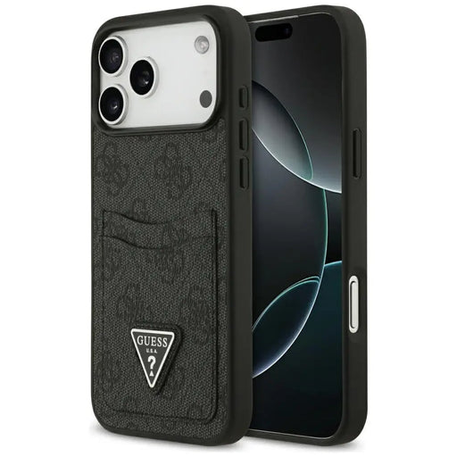 Калъф Guess 4G nauble Card Triangle за iPhone 17 Pro Max