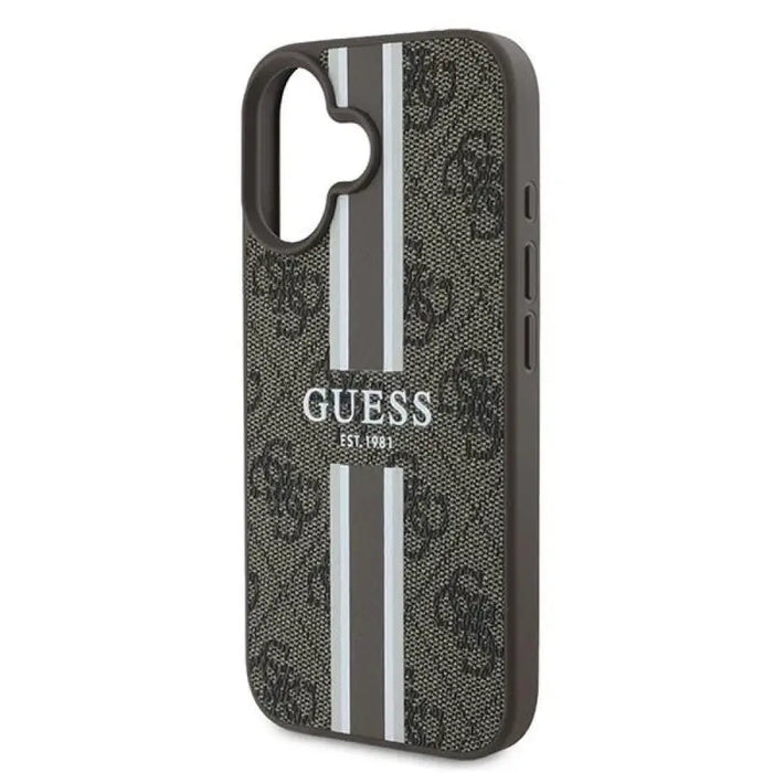 Калъф Guess 4G Printed Stripes MagSafe iPhone 16 Plus