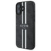 Калъф Guess 4G Printed Stripes MagSafe за iPhone 16 - черен