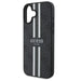 Калъф Guess 4G Printed Stripes MagSafe за iPhone 16 - черен