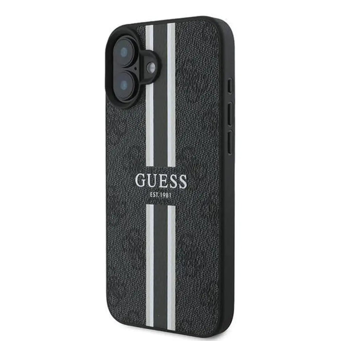 Калъф Guess 4G Printed Stripes MagSafe за iPhone 16 Plus