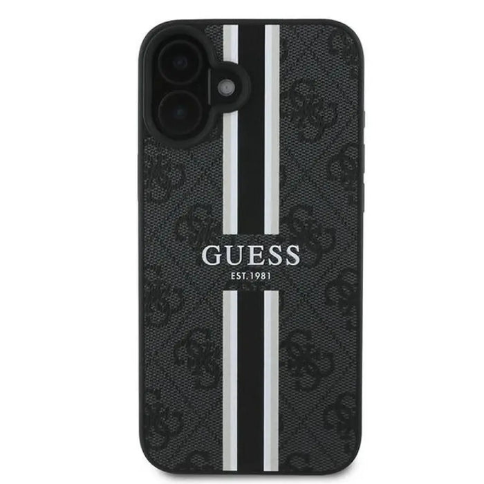 Калъф Guess 4G Printed Stripes MagSafe за iPhone 16 Plus