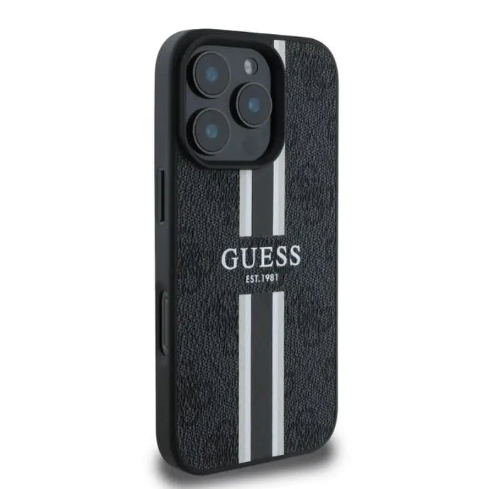 Калъф Guess 4G Printed Stripes MagSafe за iPhone 16 Pro